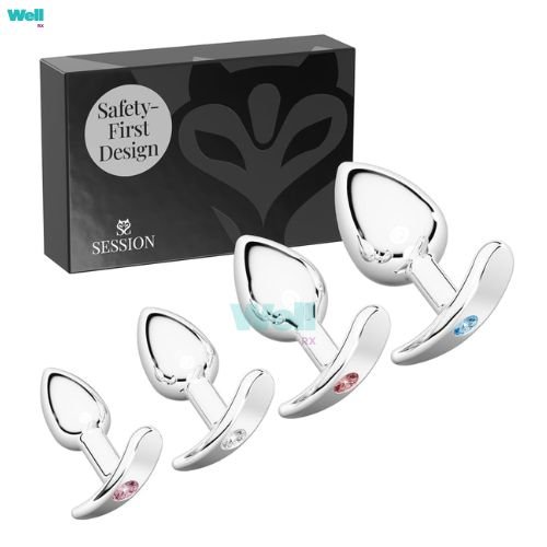 curved-base-gem-butt-plug-set-4-piece curved-base-gem-butt-plug-set-4-piece